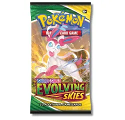 Pokemon TCG - EVOLVING SKIES Booster Pack Random Art Sword Shield Sealed New - Image 1