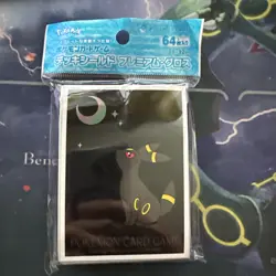 Umbreon Moonlight Card Sleeves Pokemon Center Japan Exclusive New And Sealed - Image 1