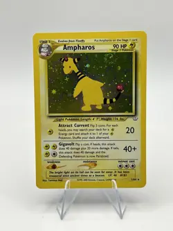 Ampharos, SWIRL 💫 , 1/64, Neo Revelation Holo, Rare, Pokemon NM - Image 1