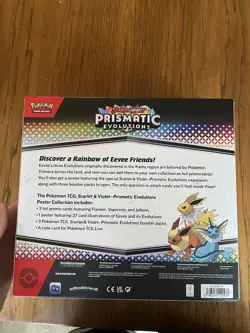 SEALED Lot of (4) Pokemon Prismatic Evolutions Poster Collection + Surprise box - Image 3