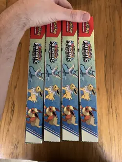 SEALED Lot of (4) Pokemon Prismatic Evolutions Poster Collection + Surprise box - Image 4