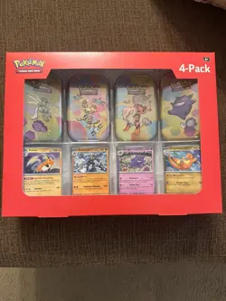 2025 Pokemon Scarlet and Violet 151 Mini Tin 4-Pack SEALED SHIPS NOW! - Image 1