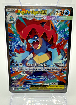 Mega Feraligatr ex 274/217 Full Art SIR Pokemon Ascended Heroes PACK FRESH - Image 1