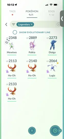 Pokemon Go (Stage 40) Shiny Mewtwo ( 7 Legendarys ) - Image 3