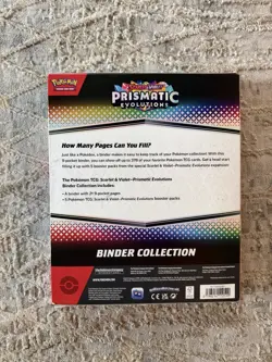 Pokemon Scarlet & Violet Prismatic Evolutions Binder Collection Sealed 💎 - Image 2