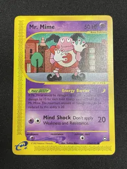 Pokemon Mr. Mime 95/147 2002 Aquapolis Non Holo NM - Image 2
