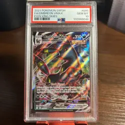 2021 Pokemon Sword & Shield Evolving Skies #095 Full Art/ Umbreon Vmax PSA 10 - Image 1