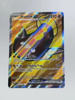 Pokemon TCG Stunfisk EX 252/217 Ultra Rare Full Art Holo Ascended heroes - Image 1