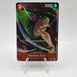 Roronoa Zoro Alt Art Holo Foil Rare Gift Collection 2023 ST01-013 One Piece NM - Image 1