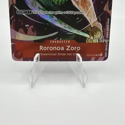 Roronoa Zoro Alt Art Holo Foil Rare Gift Collection 2023 ST01-013 One Piece NM - Image 2