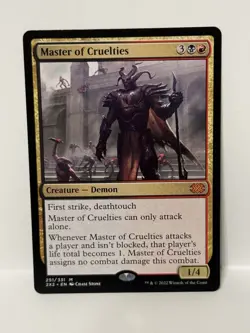Master of Cruelties - Double Masters 2022 (2X2) Mythic 251/331 Near Mint MTG - Image 1