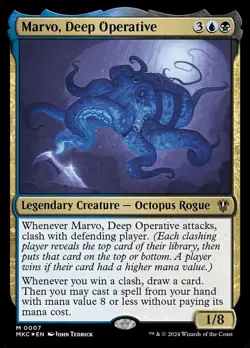 x1 Marvo, Deep Operative - Foil M MTG Commander: Murders at Karlov Manor M/NM, E - Image 1