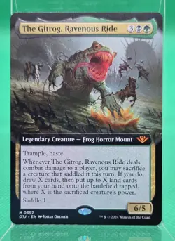 MTG The Gitrog, Ravenous Ride (Extended Art) Outlaws of Thunder Junction NM/M - Image 1