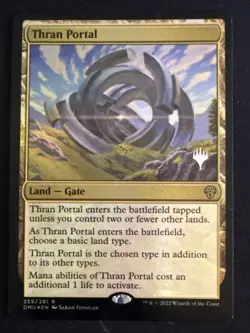 1x Foil Thran Portal (259) Dominaria United Promo Stamped LP MTG Magic x1 MKE - Image 1