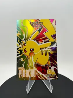 Pikachu Rainbow Foil Box Hit Pokemon 2024 Card Database Attacks Kanto Holo - Image 1