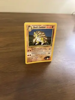 Pokemon TCG Vintage Brock's Sandslash 023/132 Gym Heroes Regular Rare - Image 2