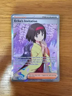 Pokemon TCG Erika's Invitation Scarlet & Violet-151 196/165 Holo Ultra Rare - Image 1