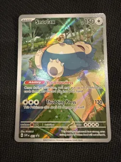 Pokemon Snorlax 051 from ETB 151 S&V/Sw&Sh NM Condition Promo Black Star ENG NM - Image 1