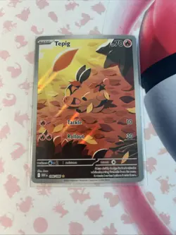 Pokemon TCG Tepig 096/086 Illustration Rare IR White Flare English - Image 1