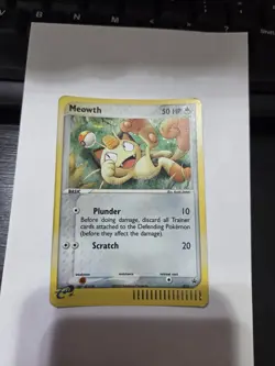 Pokemon TCG Meowth Nintendo Black Star Promos 13 Holo Promo NM - Image 1