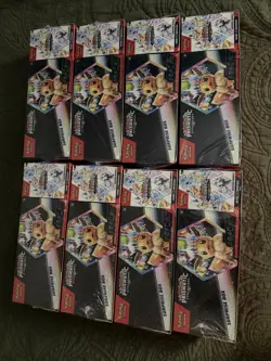 8 Pokemon Sam's Club Prismatic Evolutions Surprise Box Booster Bundle Lot New - Image 1