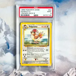 Pokemon Pidgeotto Trainer Deck B PSA 9 - Image 1