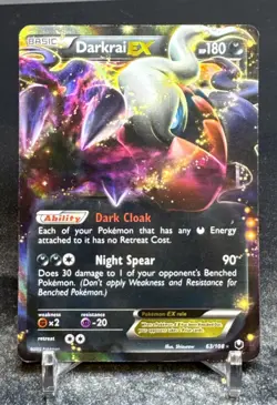 Pokemon 63/108 Darkrai EX Dark Explorers Ultra Rare NM - Image 1