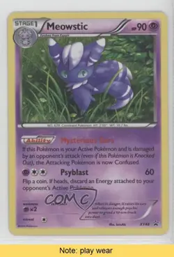 Meowstic Pokemon XY Black Star Promo #XY48 READ 2f4 - Image 1