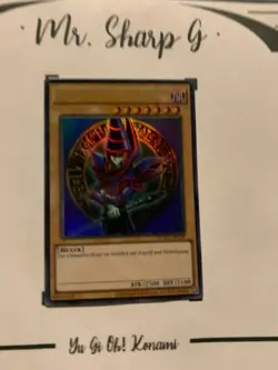DUNKLER MAGIER - YGLD-DEC09 DEUTSCH Yu-Gi-Oh! CARD ULTRA RARE HOLO KONAMI TCG - Image 2