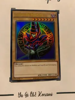DUNKLER MAGIER - YGLD-DEC09 DEUTSCH Yu-Gi-Oh! CARD ULTRA RARE HOLO KONAMI TCG - Image 4