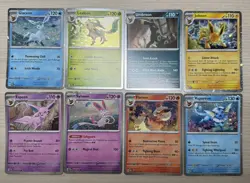 Pokemon Prismatic Evolutions Costco Cosmo Promo Cards (8 Cards Total) - #03 - Image 1