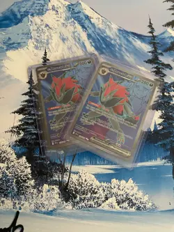 N's Zoroark ex 175/159 Journey Together Full Art Ultra Rare Holo Card - 2 Copies - Image 1