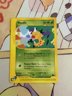 Pokemon Card Skyridge E Series Weedle 115/144 WOTC - Image 1