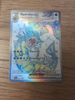 Pokemon Gyarados EX TCG Scarlet & Violet Base SV1 Card 225/198 Full Art - Image 1