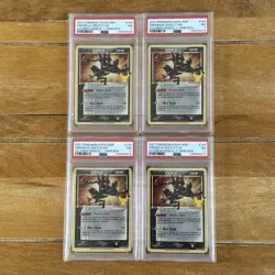 4X Pokemon Card TCG Greninja Gold Star SWSH144 25th Celebrations PSA 7 - Image 1