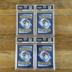 4X Pokemon Card TCG Greninja Gold Star SWSH144 25th Celebrations PSA 7 - Image 2