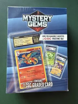 Pokemon TCG Mystery Gem CGC Graded Slab Factory Sealed New Card - Image 2