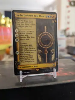 In the Darkness Bind Them Showcase Scrolls - LTC 0465 - NM - MTG Magic 0465 - Image 1