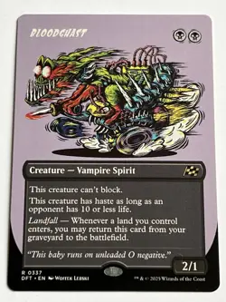 Bloodghast 337 MTG Aetherdrift 2025 Mint - 9.0 + Borderless Non Foil Rare - Image 4