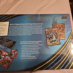 Pokemon TCG Mega Charizard X ex Ultra Premium Collection Box Factory Sealed New - Image 4