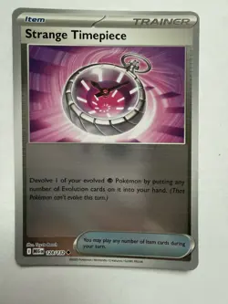 Pokemon Strange Timepiece 128/132 | Reverse Holo | Me01 Mega Evolution - Image 1