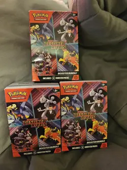 Pokemon Destined Rivals Bulk Lot (100 Commons, 30 Reverse Holos And 15 Holo +) - Image 1