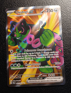 Pokemon TCG, Okidogi ex 082/064 Sv: Shrouded Fable Full Art Holo NM - Image 2