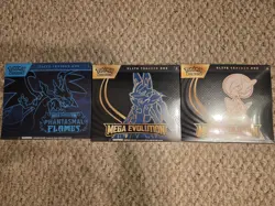 Pokemon Mega Phantasm Flames Elite Trainer Box And Two Mega Evolution ETB New - Image 2