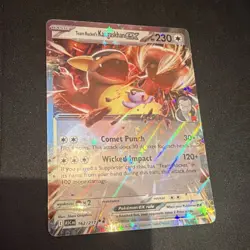 Pokemon Team Rocket's Kangaskhan EX 162/217 Basic Full Art Holo 230 HP English - Image 1