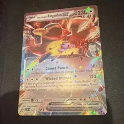 Pokemon Team Rocket's Kangaskhan EX 162/217 Basic Full Art Holo 230 HP English - Image 2