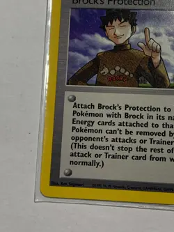Pokemon Card Brock's Protection 101/132 Rare Gym Challenge - Image 3