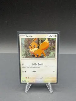 Pokemon TCG- 2025 Eevee 200 Cosmo Holo Black Star Promo Destined Rivals M/NM - Image 1