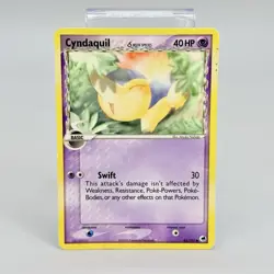 Cyndaquil 45/101 Pokemon Dragon Frontiers Delta Species 2006 Card Crease - Image 1