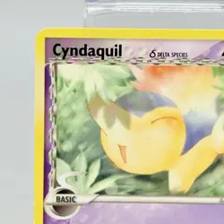 Cyndaquil 45/101 Pokemon Dragon Frontiers Delta Species 2006 Card Crease - Image 2